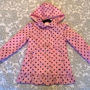 Pink Platinum Child size 5/6 raincoat/jacket